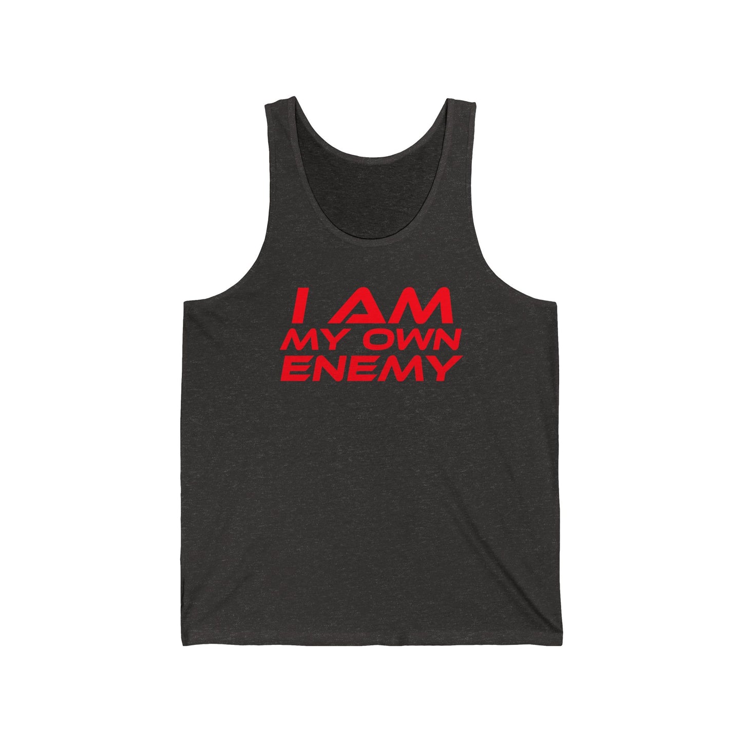 I Am My Own Enemy - Unisex Jersey Tank