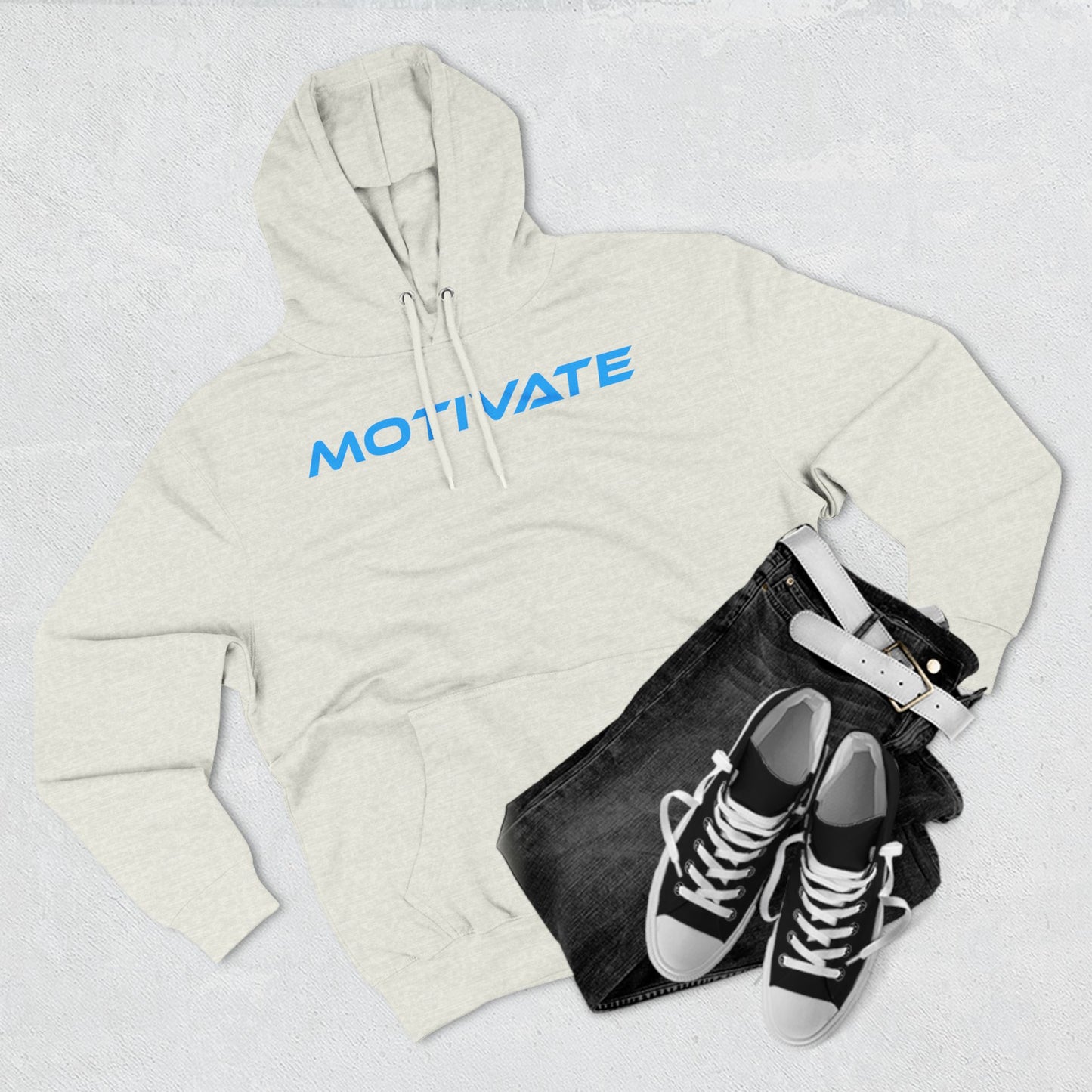 Motivate - Three-Panel Fleece Hoodie