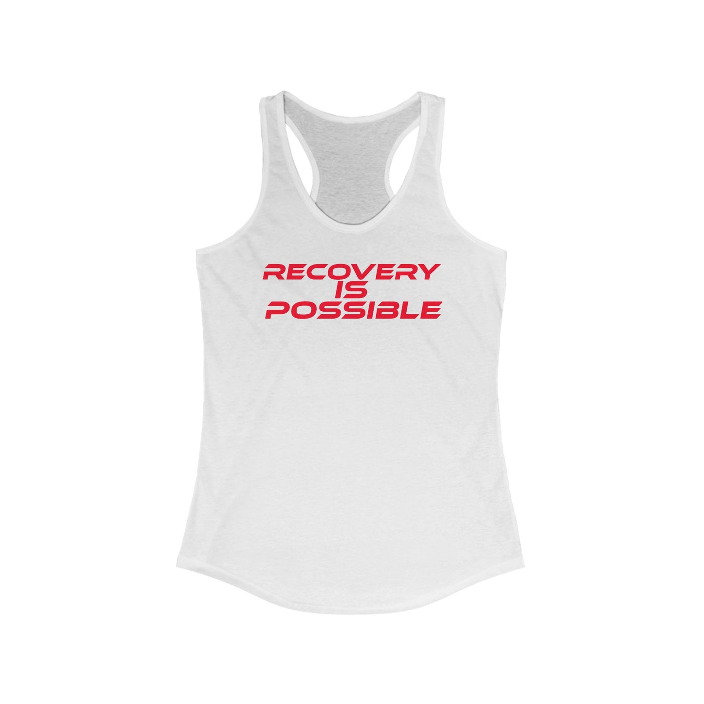 Recovery is Possible - Tank Top - Empowering Women's Athletic Apparel