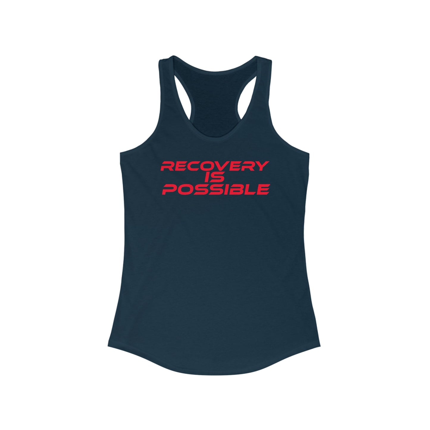 Recovery is Possible - Tank Top - Empowering Women's Athletic Apparel