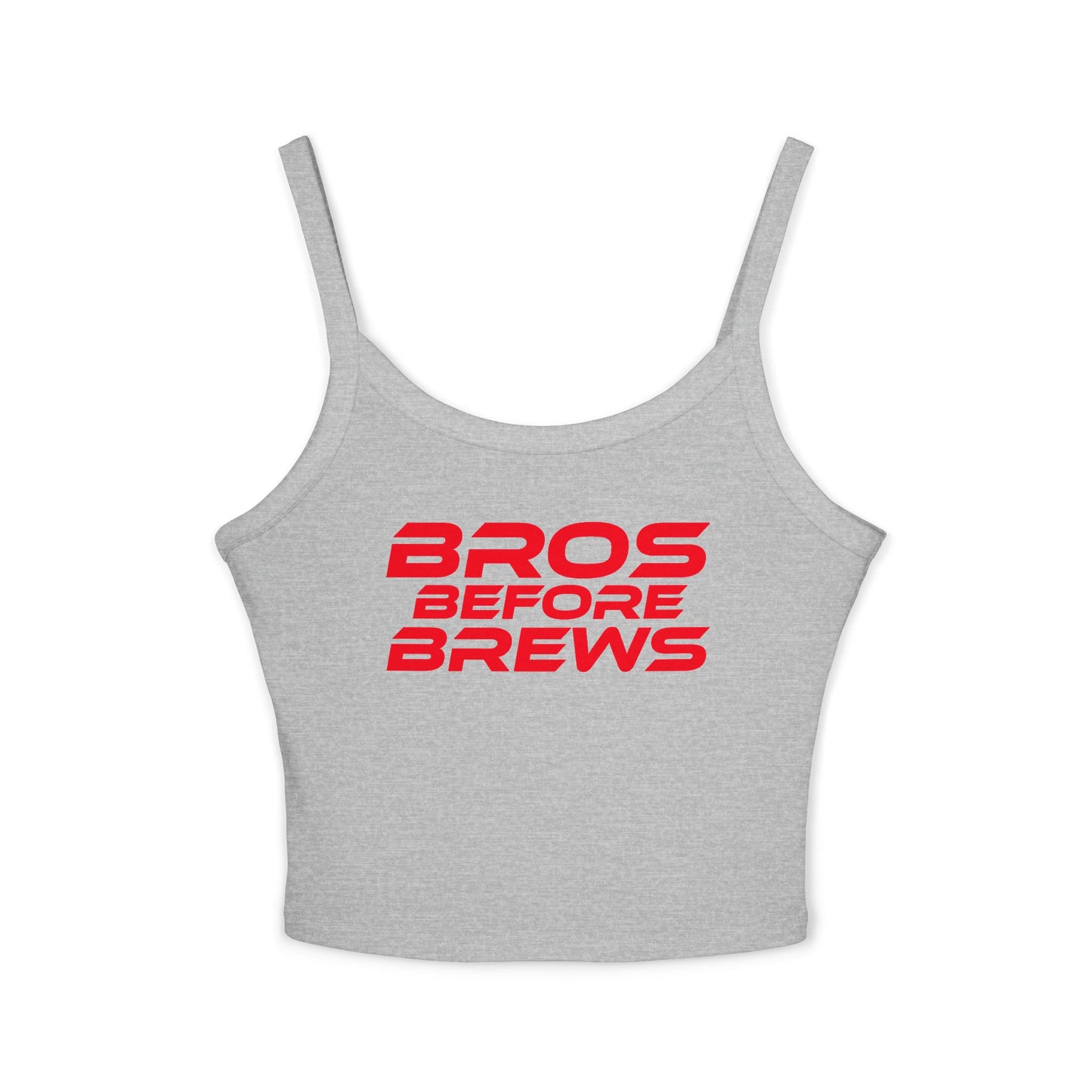 Bros Before Brews - Women's Spaghetti Strap Tank Top - Casual Summer Wear