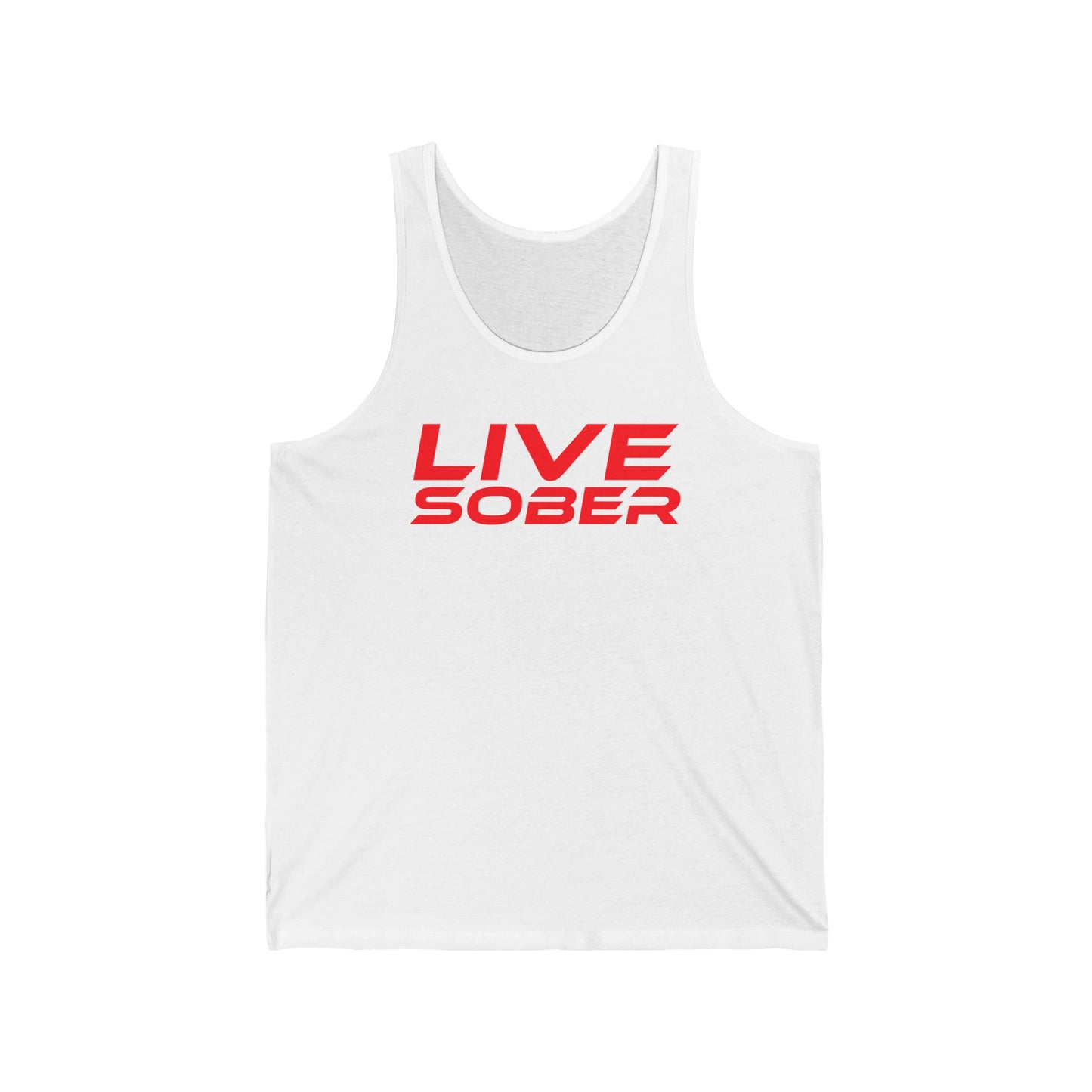 Live Sober - Unisex Jersey Tank