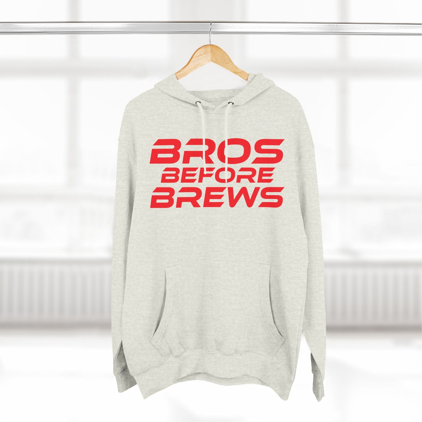 Bros Before Brews - Three-Panel Fleece Hoodie