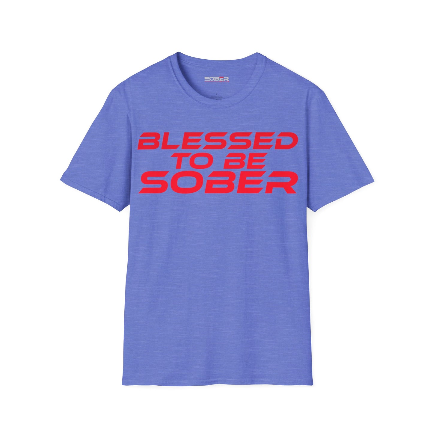 Blessed To Be Sober - Unisex Softstyle T-Shirt