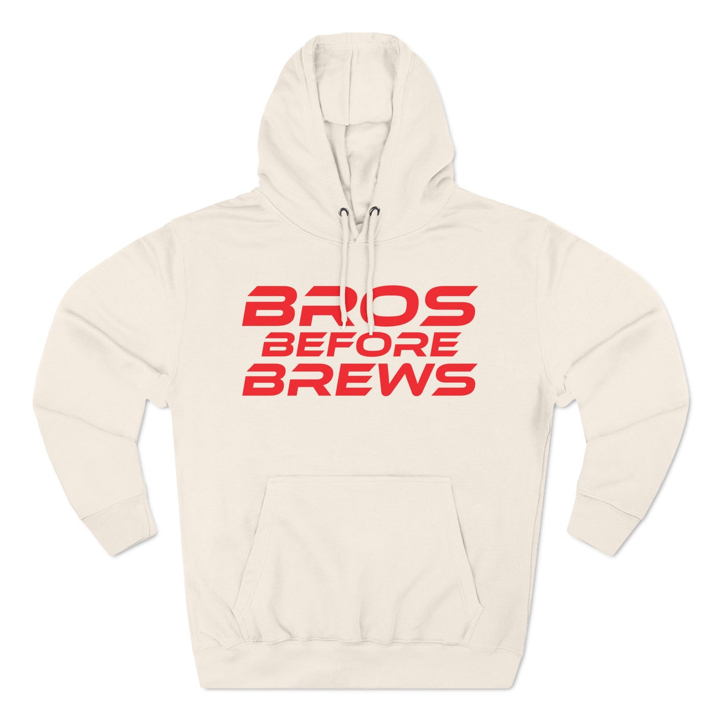 Bros Before Brews - Three-Panel Fleece Hoodie