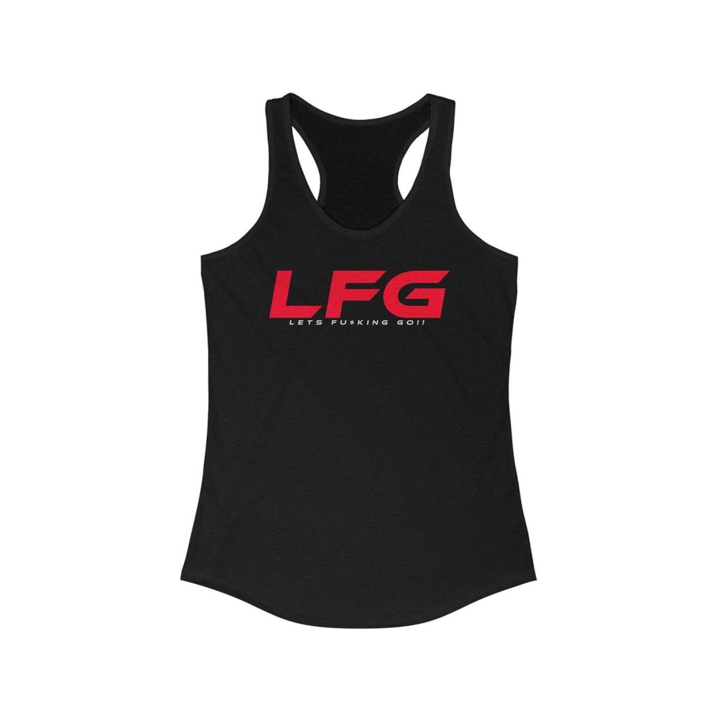 LFG Motivational Racerback Tank - Perfect for Workouts & Active Lifestyles