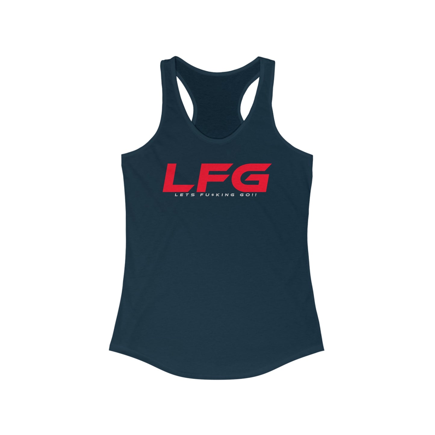 LFG Motivational Racerback Tank - Perfect for Workouts & Active Lifestyles