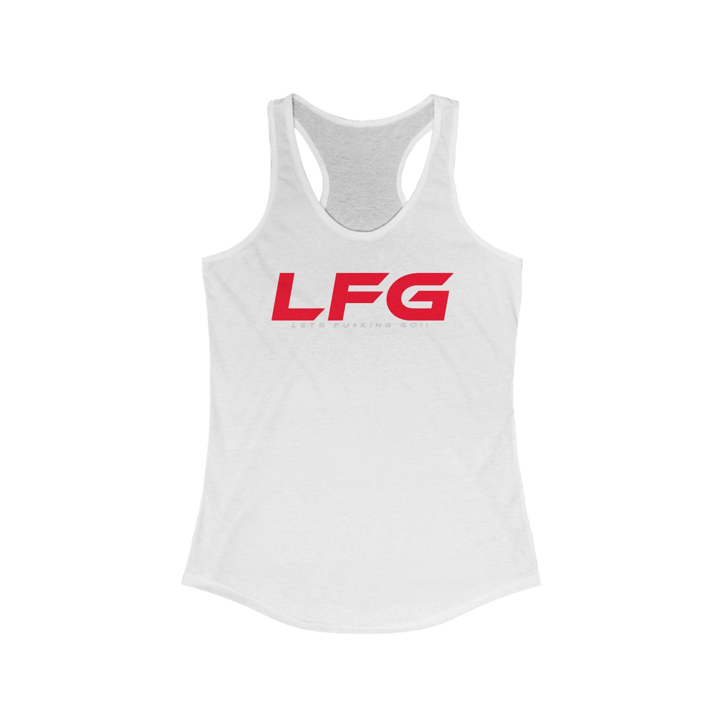 LFG Motivational Racerback Tank - Perfect for Workouts & Active Lifestyles