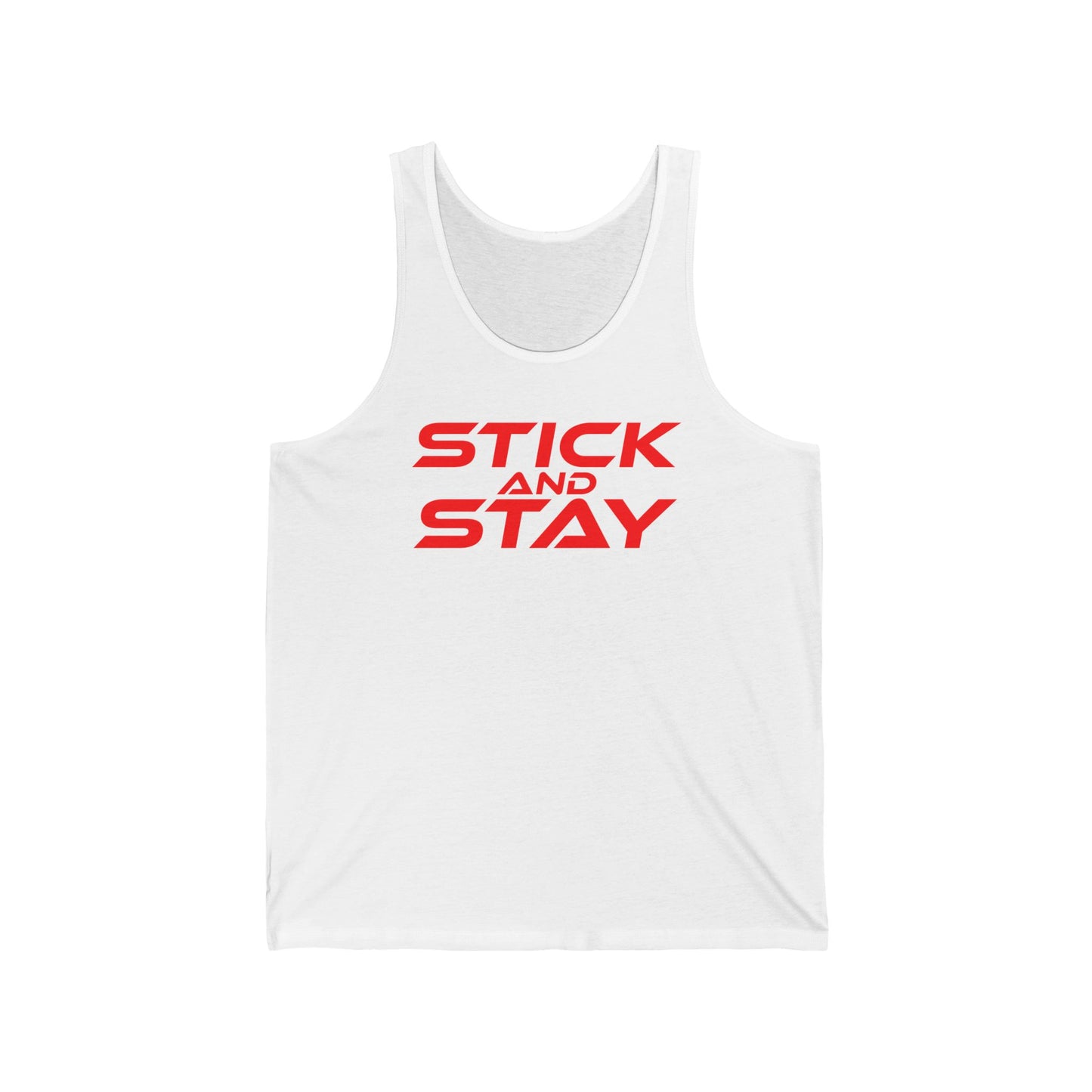 Stick And Stay - Unisex Jersey Tank