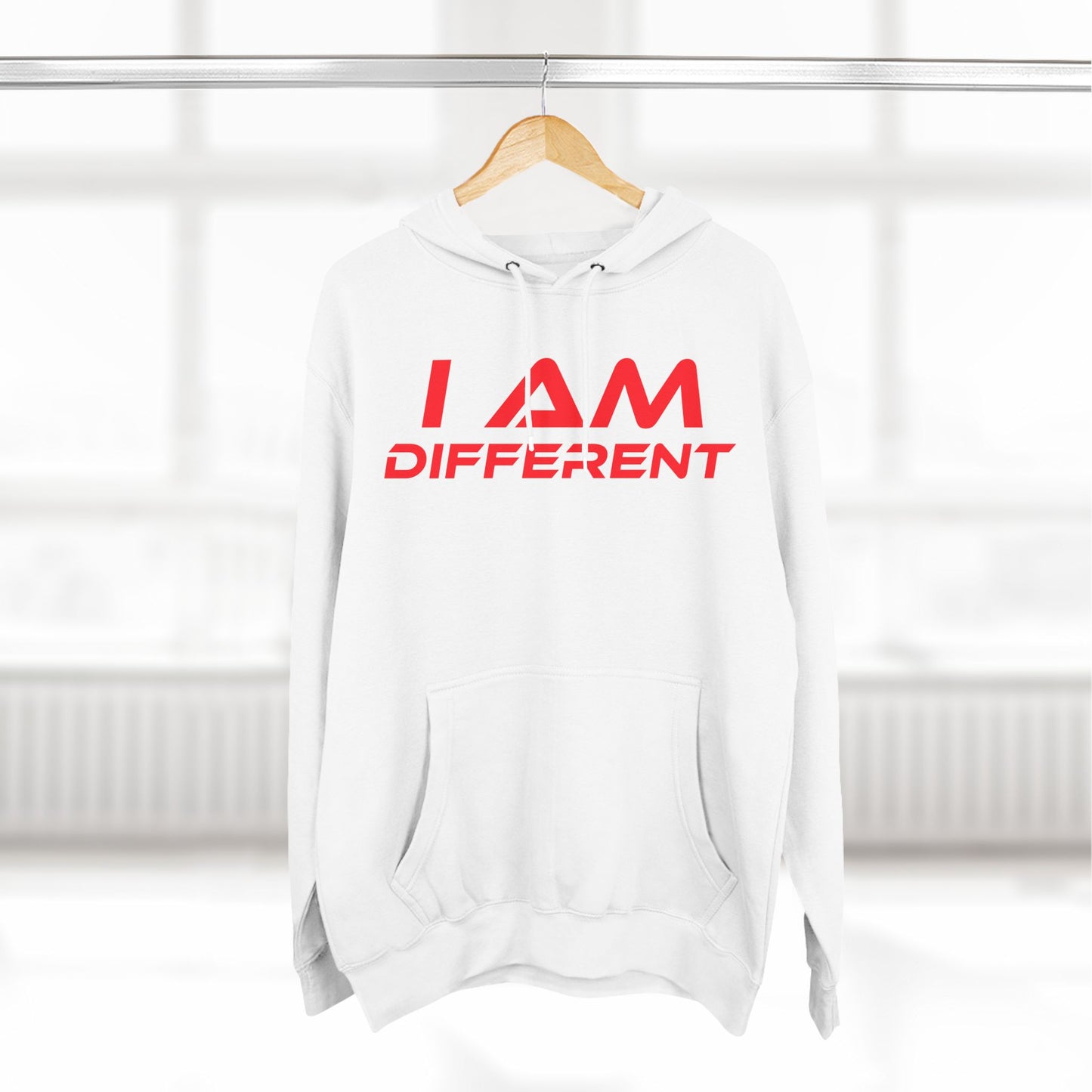 I Am Different - Three-Panel Fleece Hoodie