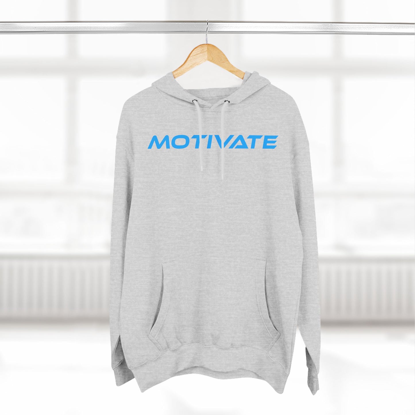 Motivate - Three-Panel Fleece Hoodie