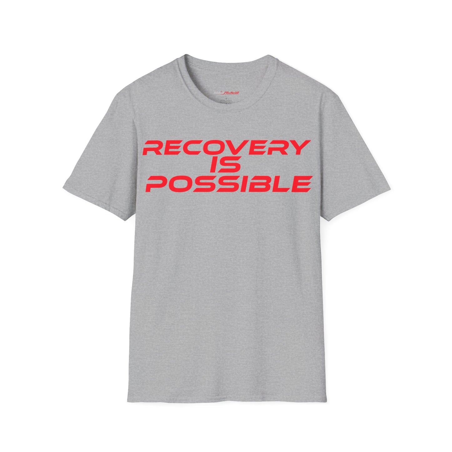 Recovery Is Possible - Unisex Softstyle T-Shirt - Motivational Tee for Support & Empowerment