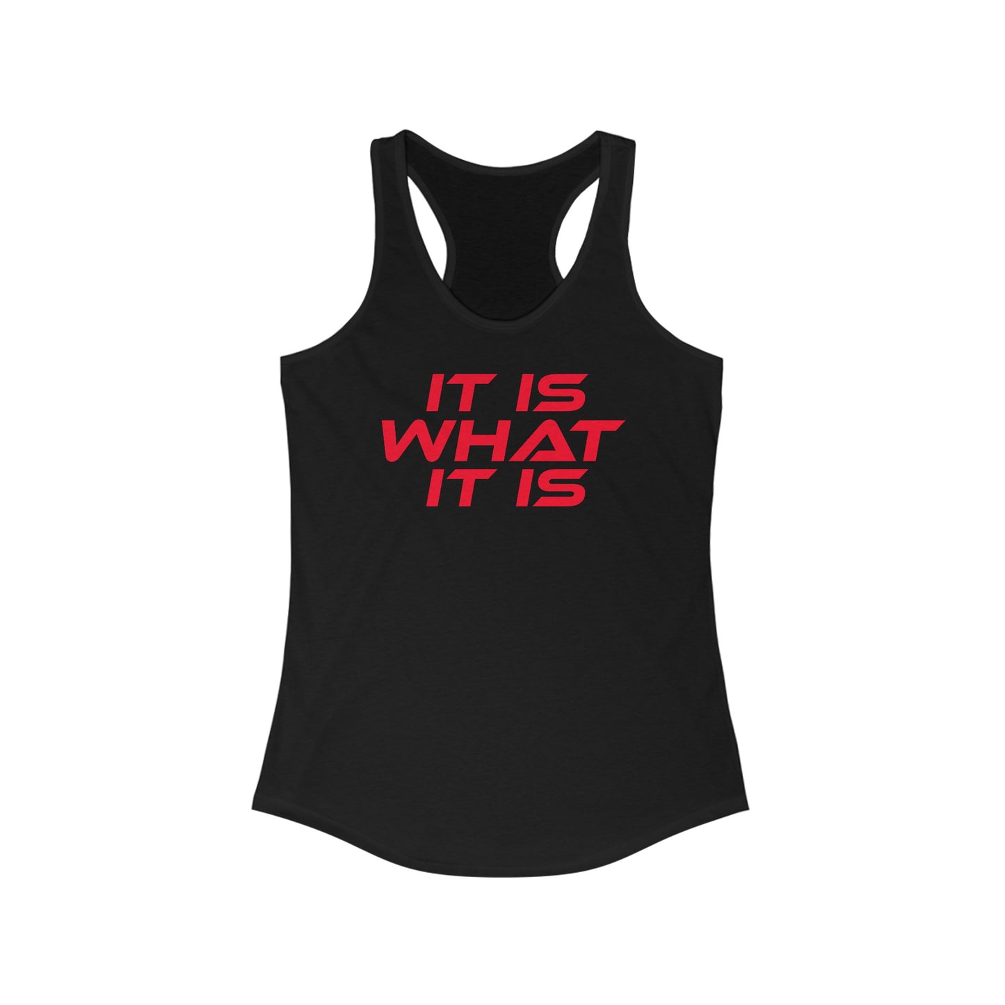 It Is What It Is - Women's Ideal Racerback Tank