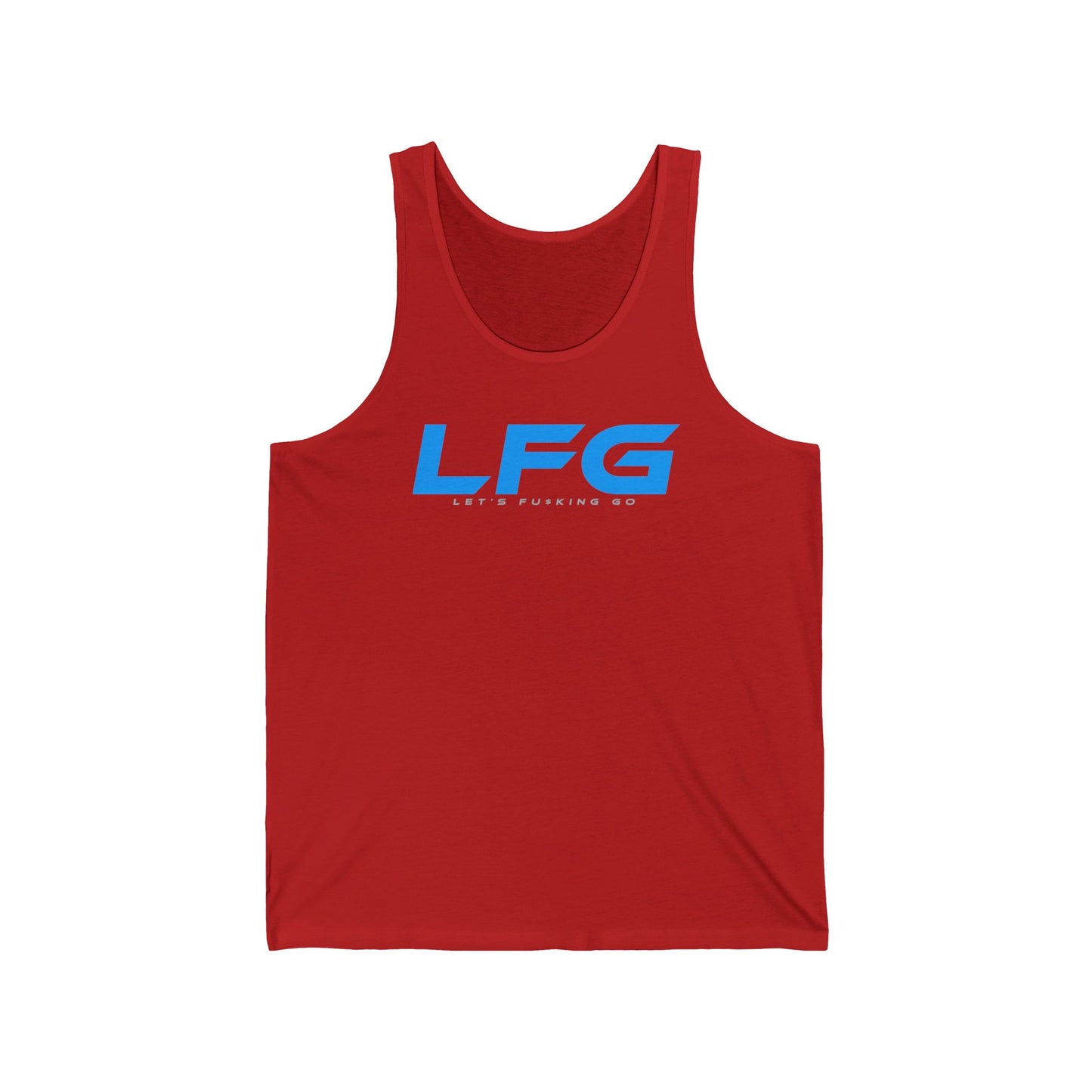 LFG Let's F*cking Go Unisex Jersey Tank - Motivational Workout Top