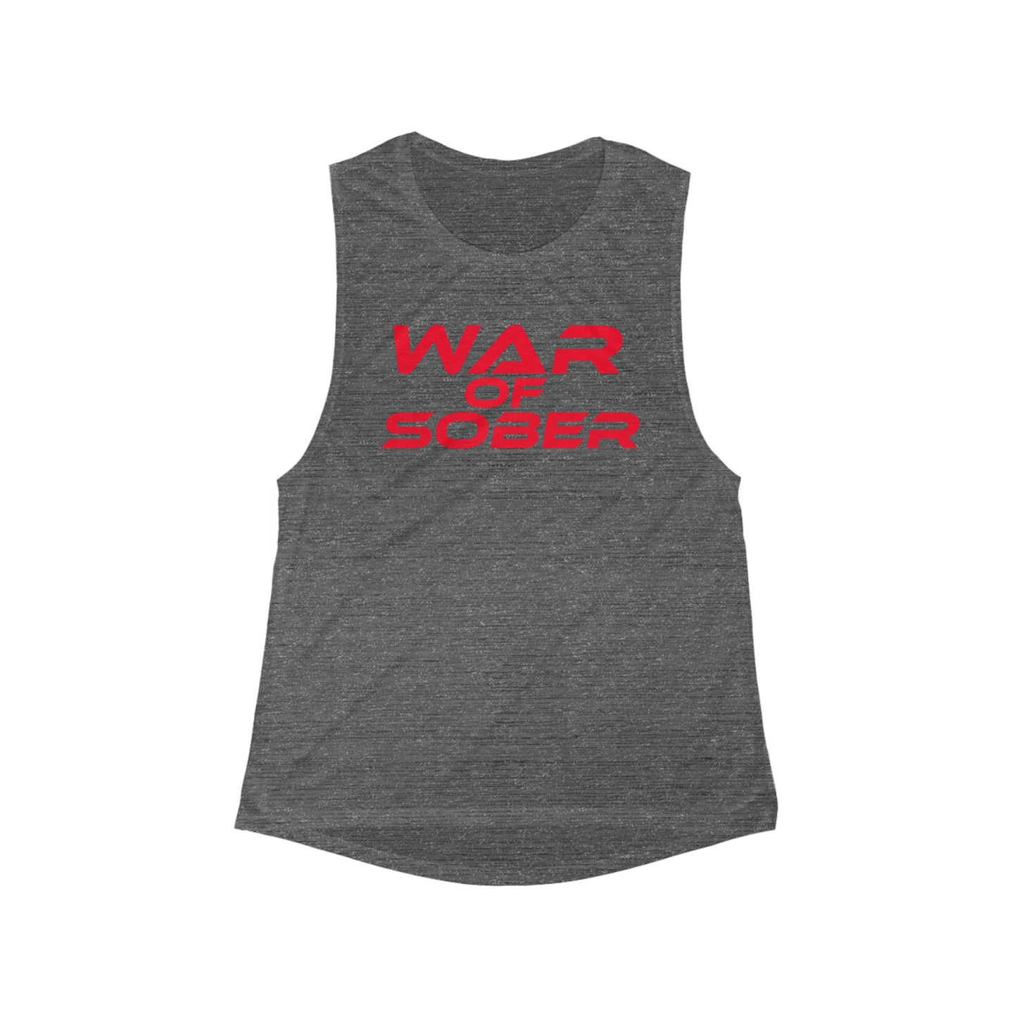 War Of Sober - Women's Flowy Scoop Muscle Tank