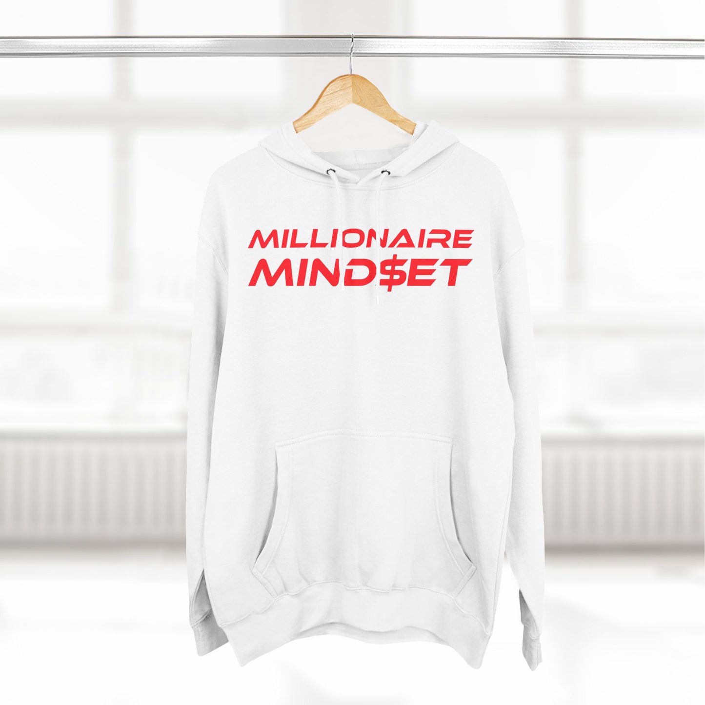 Millionaire Mindset - Fleece Hoodie – Perfect for Entrepreneurs and Dreamers