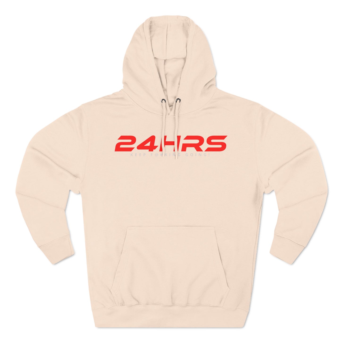 24 HRS - Three-Panel Fleece Hoodie