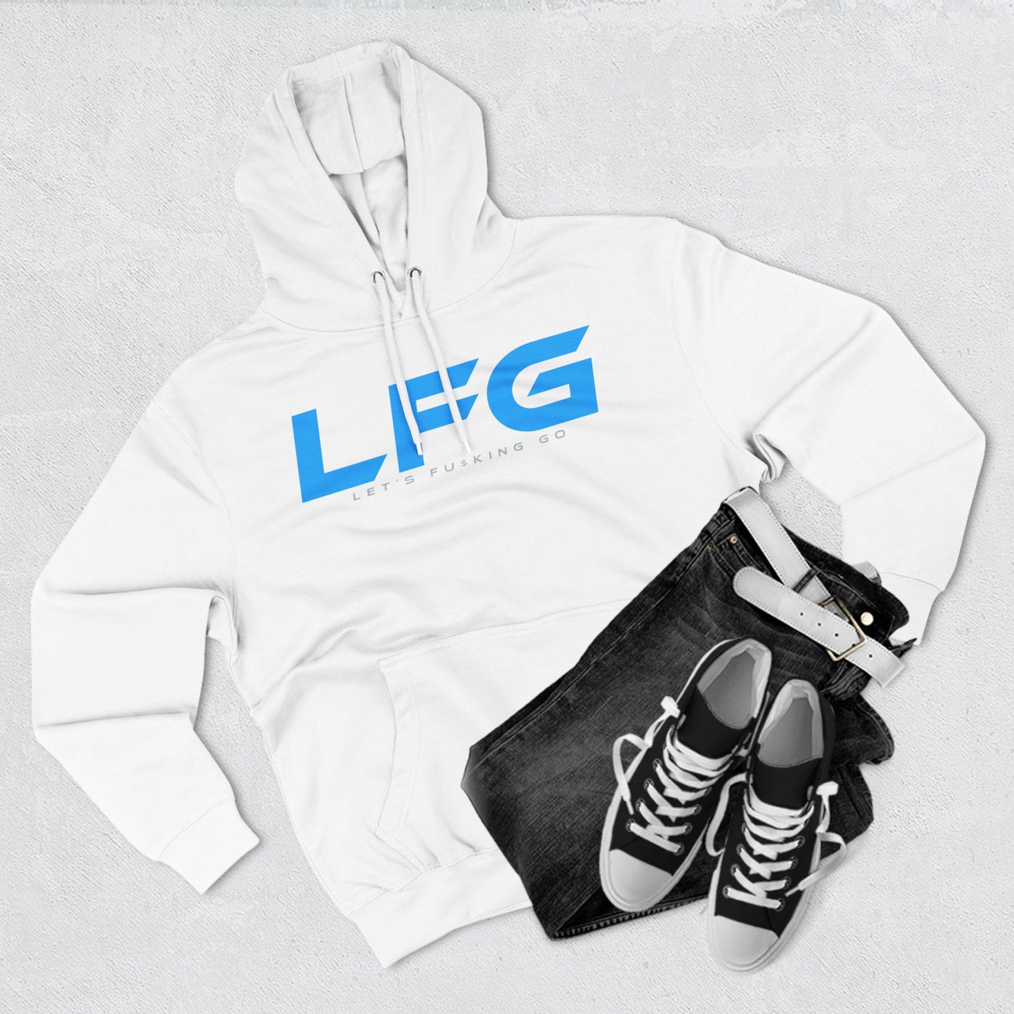 LFG Motivational Fleece Hoodie - Comfortable and Stylish for Everyday Wear