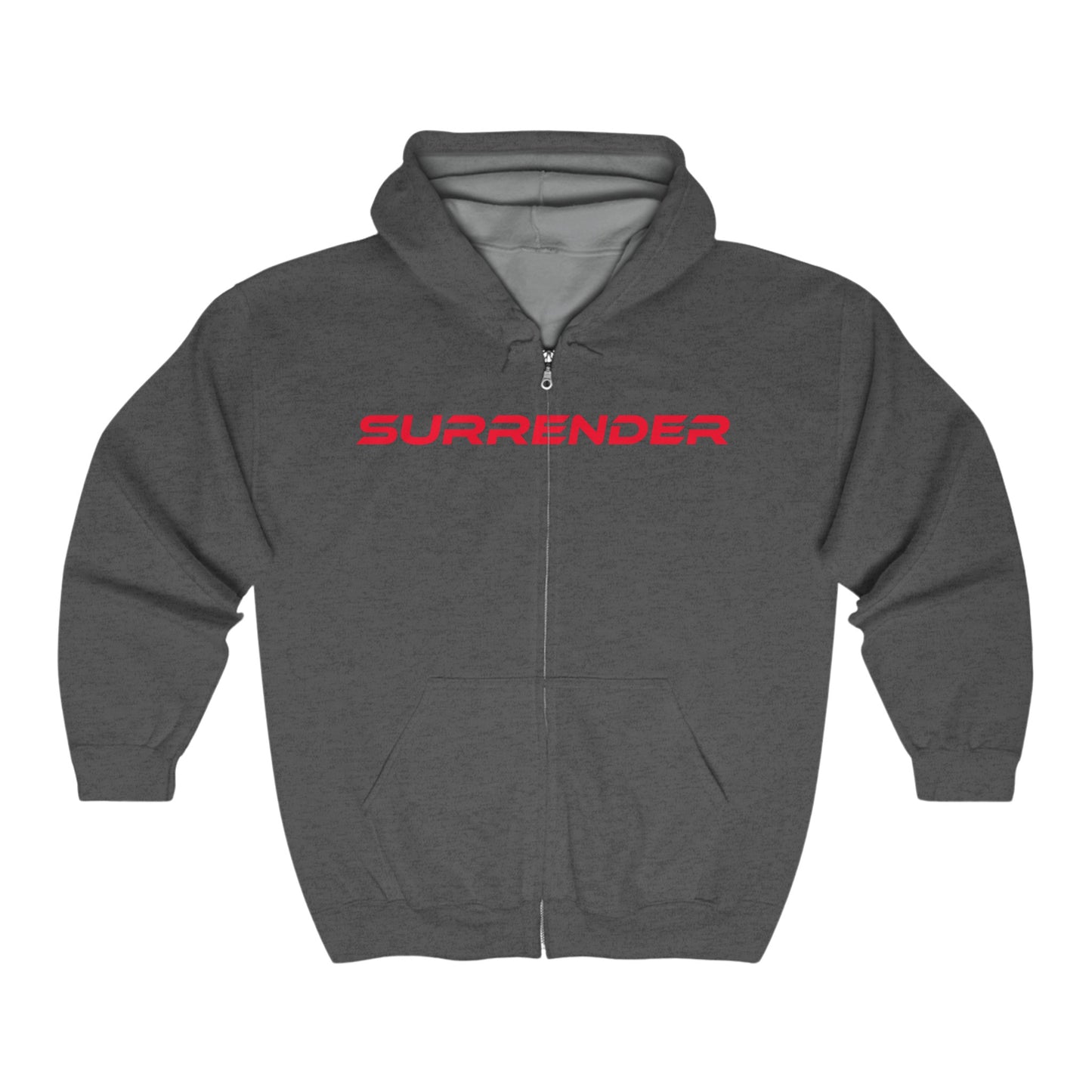 Surrender - Unisex Heavy Blend™ Full Zip Hooded Sweatshirt Motivational