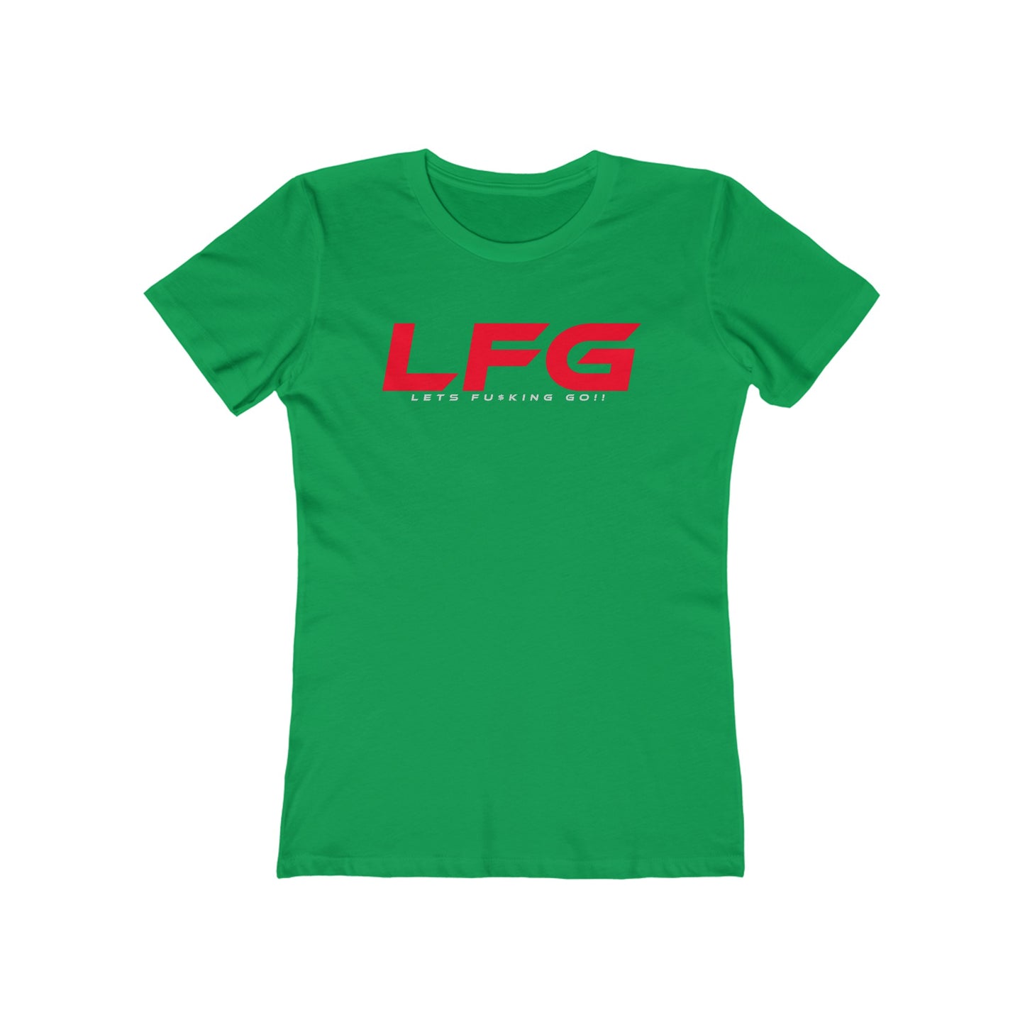 LFG Women's Boyfriend Tee - Let's F**king Go Casual T-Shirt