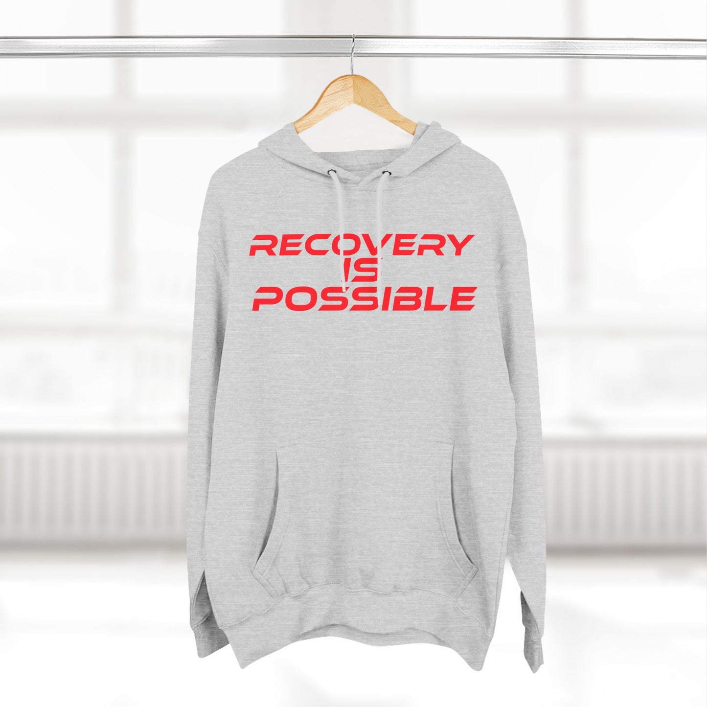 Recovery Is Possible - Fleece Hoodie - Empowering Comfort Wear