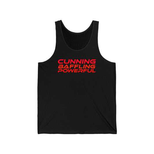 Cunning, Baffling, Powerful - Unisex Jersey Tank