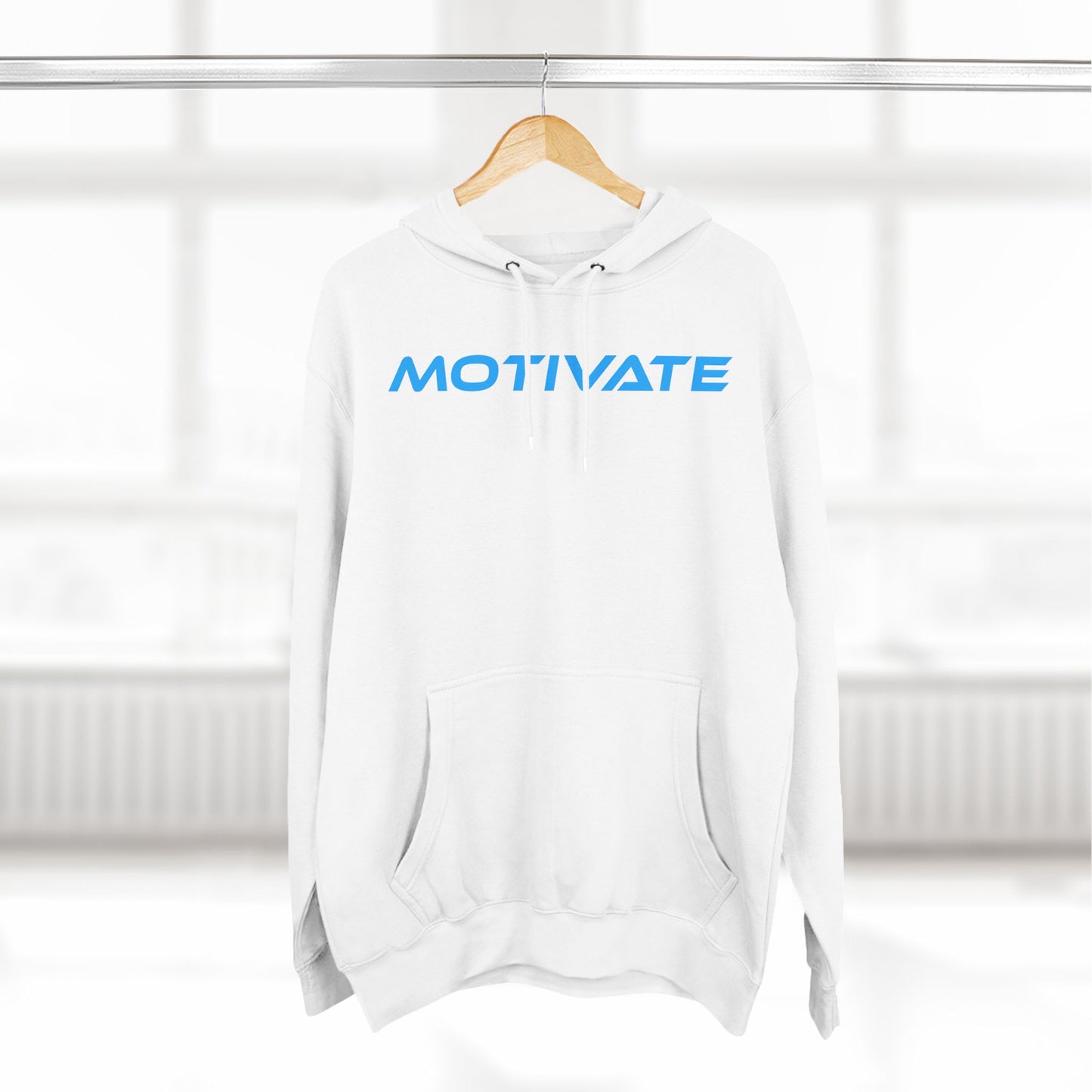 Motivate - Three-Panel Fleece Hoodie