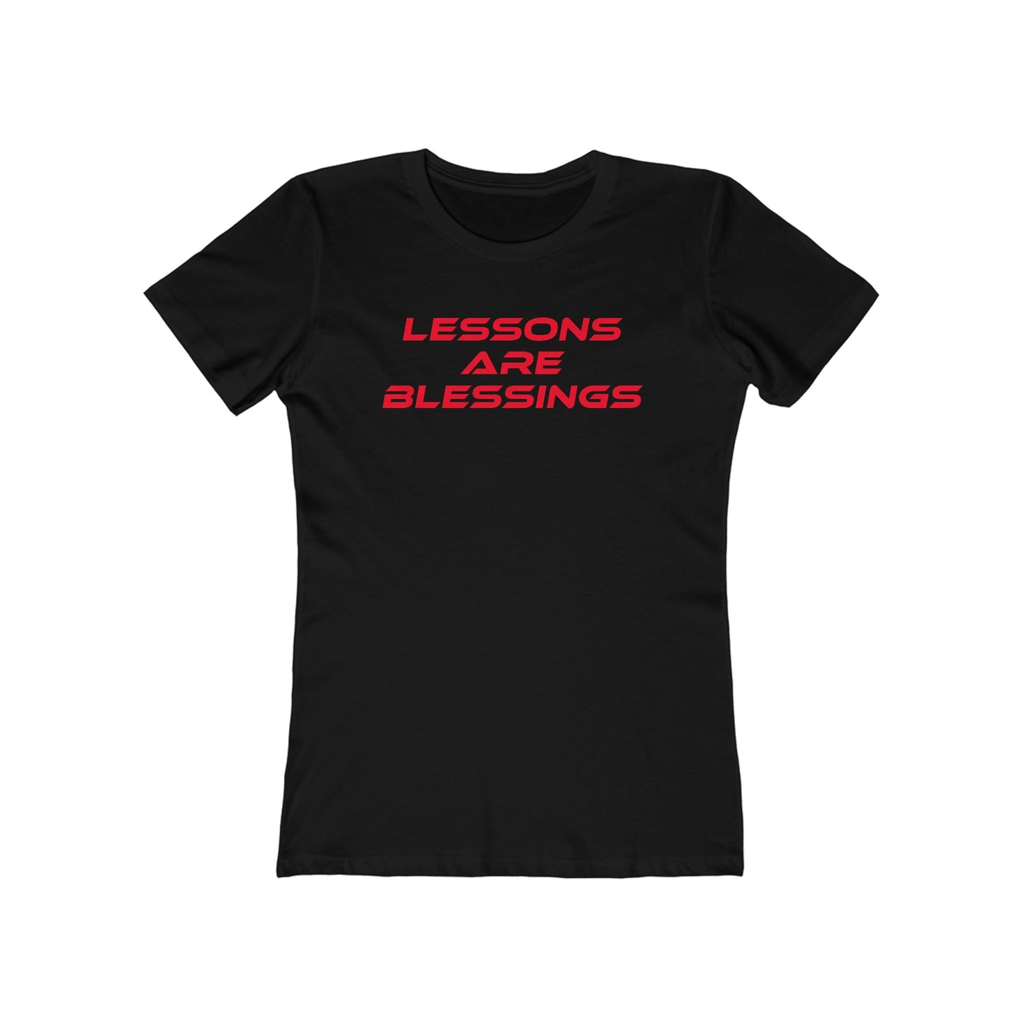 Lessons Are Blessings - The Boyfriend Tee for Women