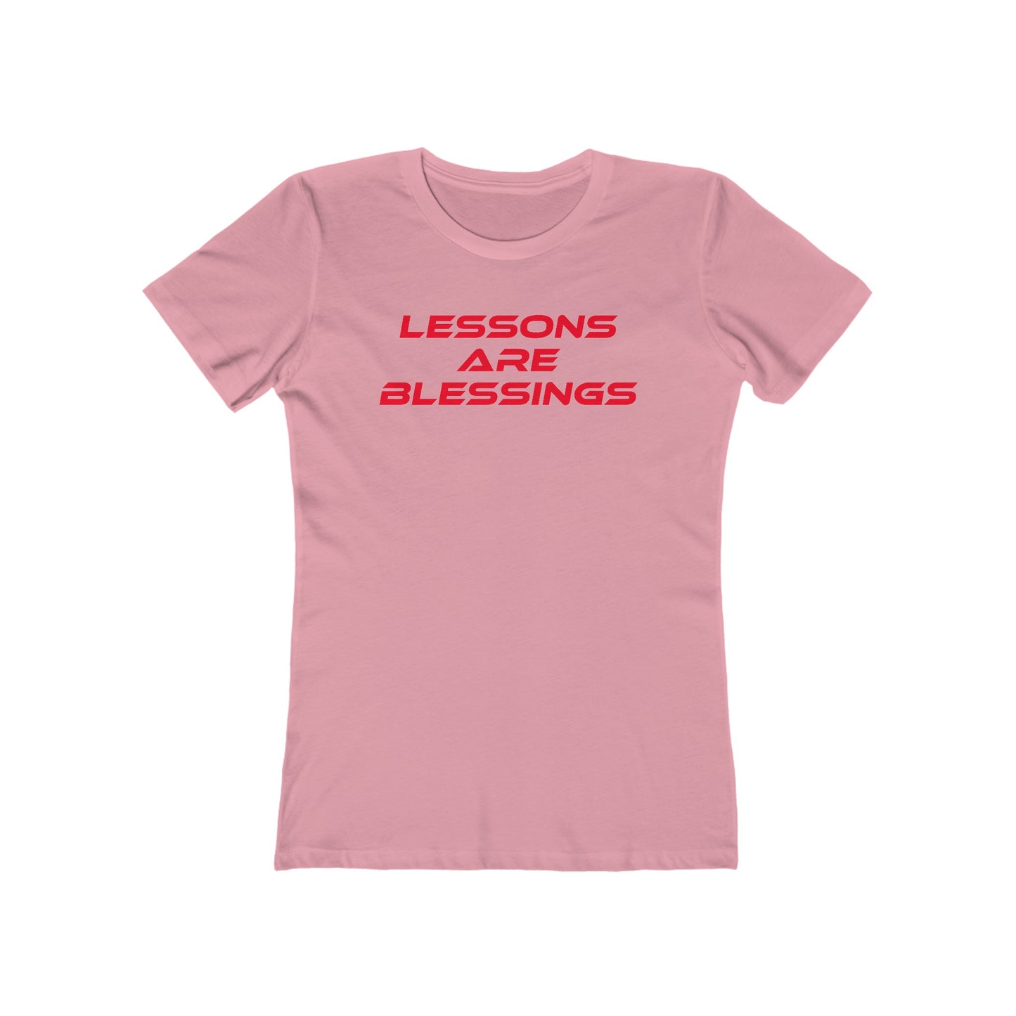 Lessons Are Blessings - The Boyfriend Tee for Women