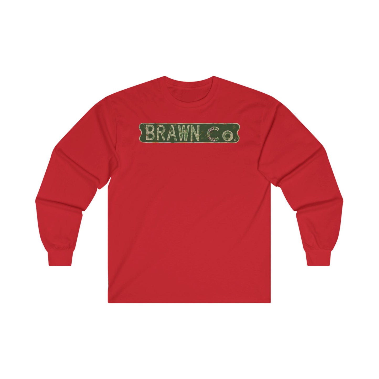 BrawnCo  - Unisex Ultra Cotton Long Sleeve Tee - Casual Comfort for Everyday Wear