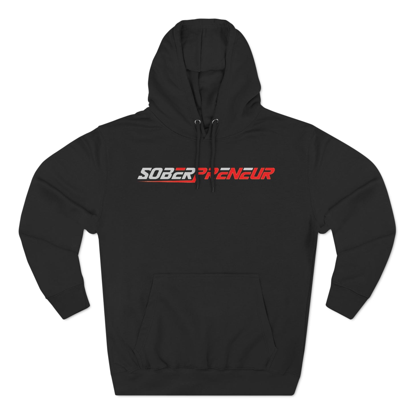 Soberpreneur Logo Gear - r Fleece Hoodie - Comfort for the Driven Entrepreneur