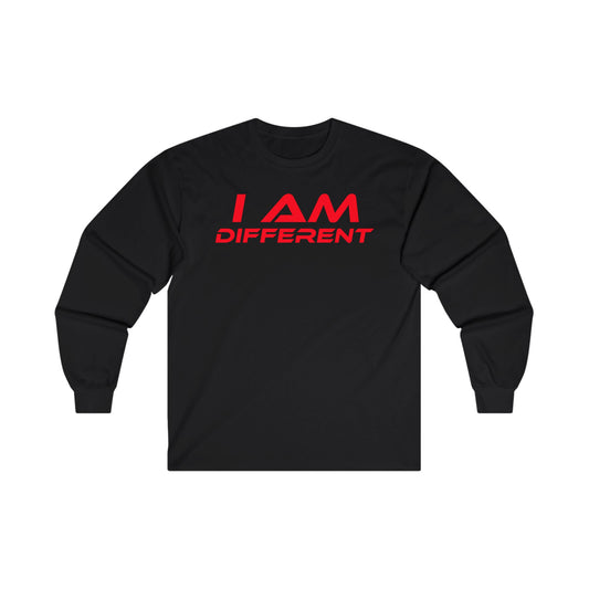 I AM DIFFERENT - Unisex Ultra Cotton Long Sleeve Tee | Bold Statement Shirt for Self-Expression