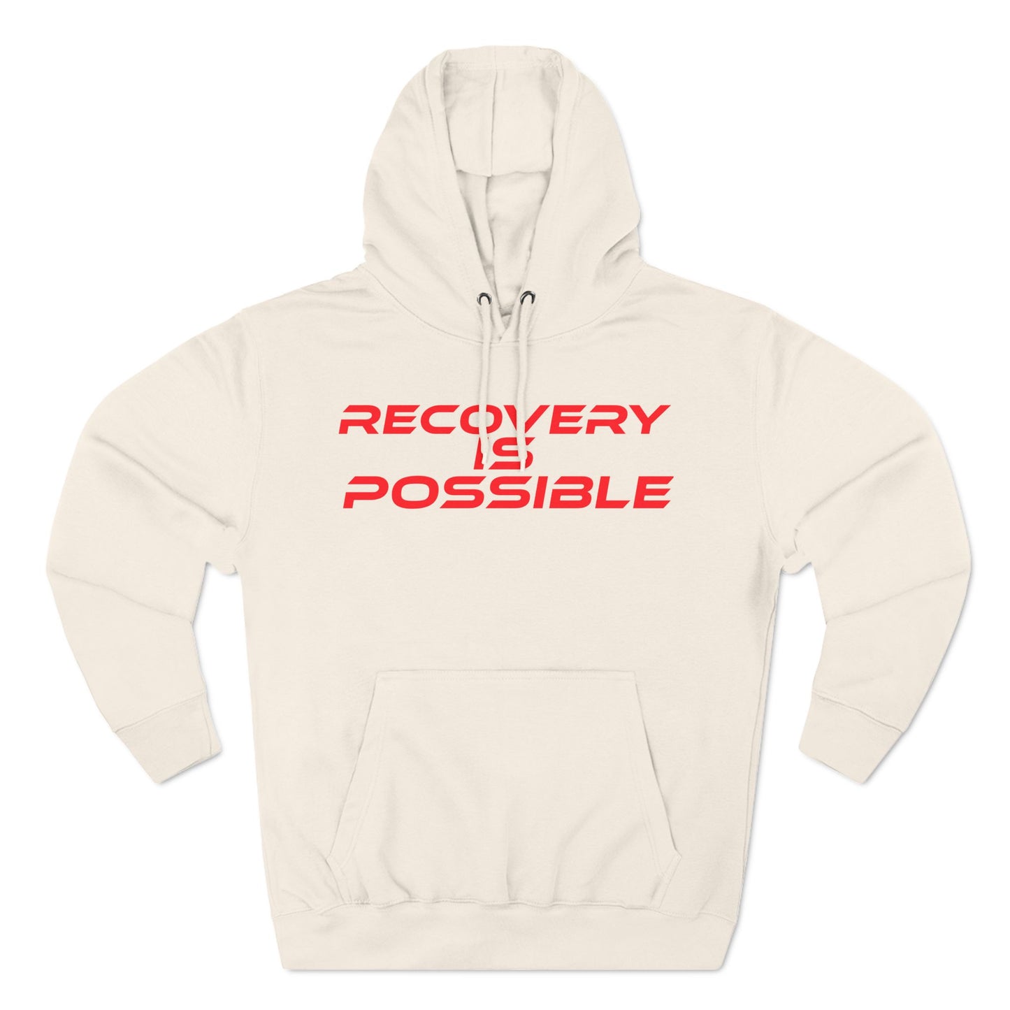 Recovery Is Possible - Fleece Hoodie - Empowering Comfort Wear