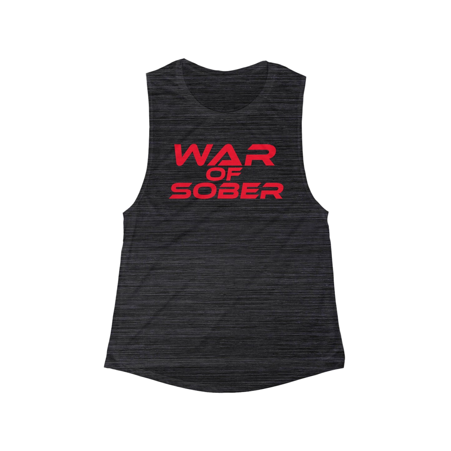 War Of Sober - Women's Flowy Scoop Muscle Tank