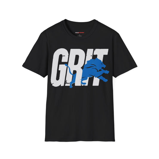 Grit & Soberpreneur w/ Lion - Unisex Softstyle T-Shirt – Motivational Fitness Apparel