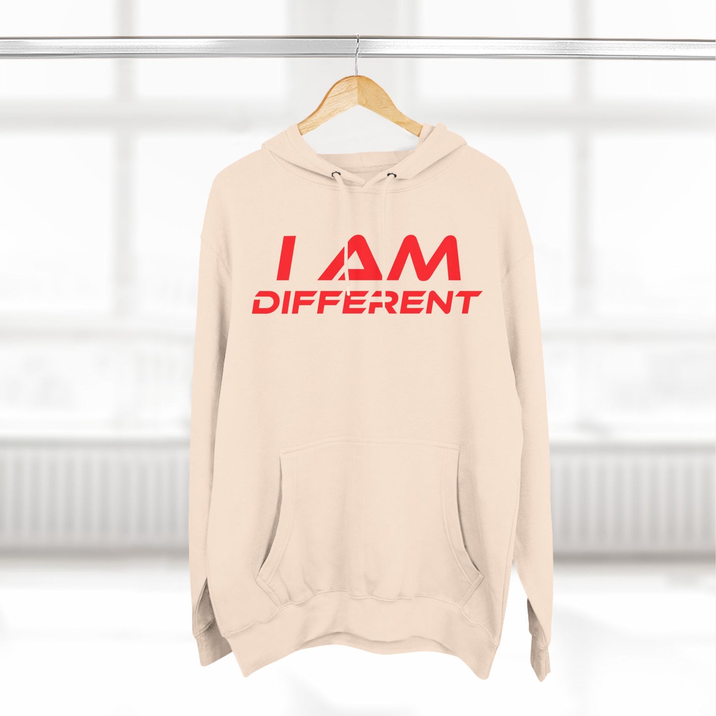 I Am Different - Three-Panel Fleece Hoodie