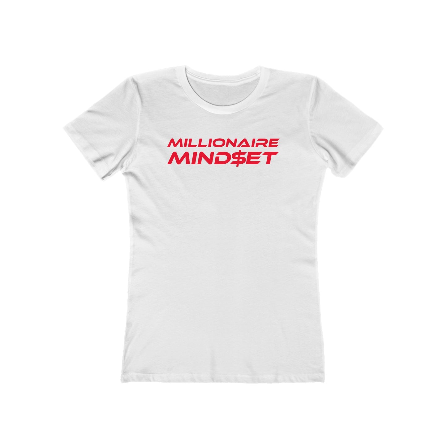 Millionaire Mindset - Women's Boyfriend Tee – Empowering Style for Ambitious Women