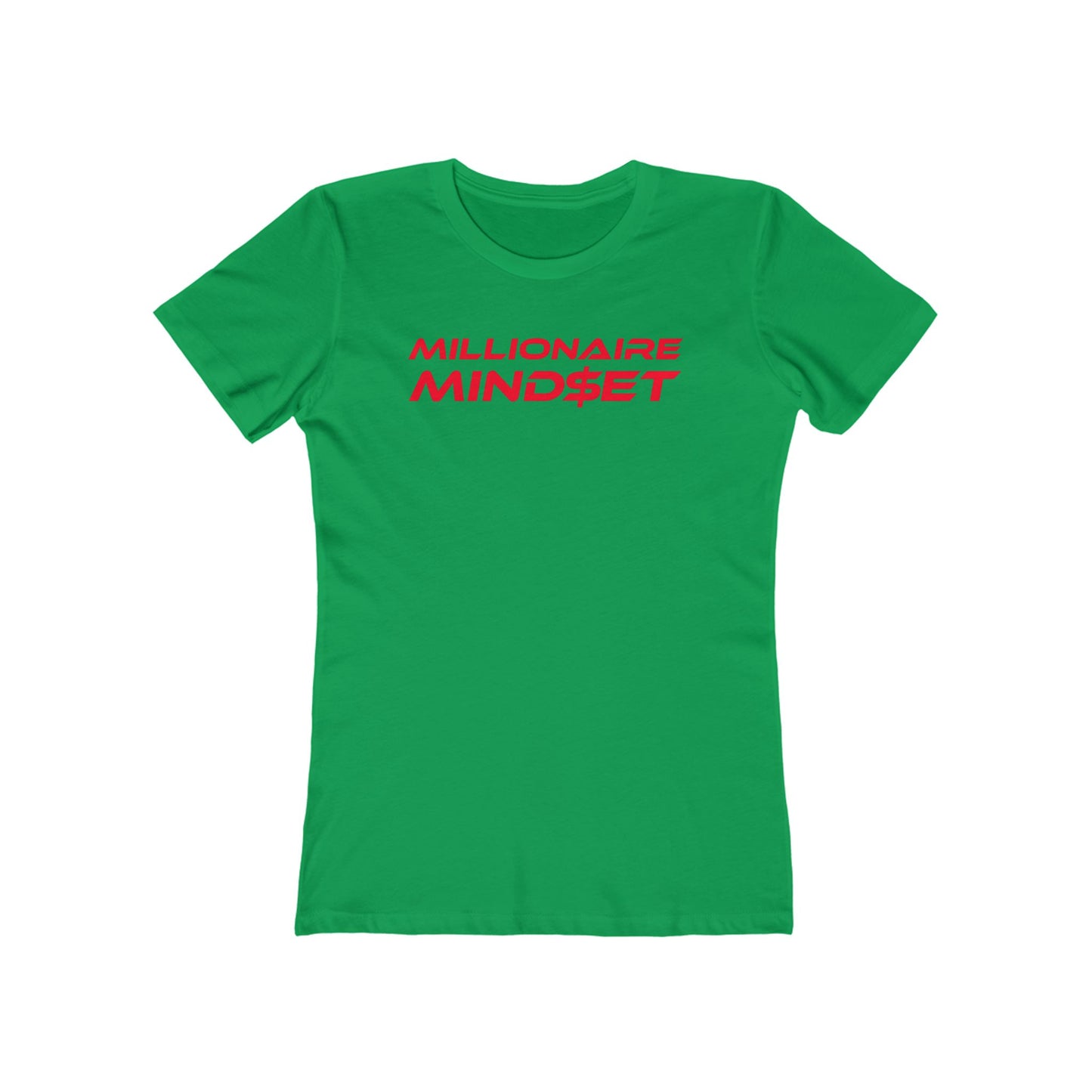 Millionaire Mindset - Women's Boyfriend Tee – Empowering Style for Ambitious Women