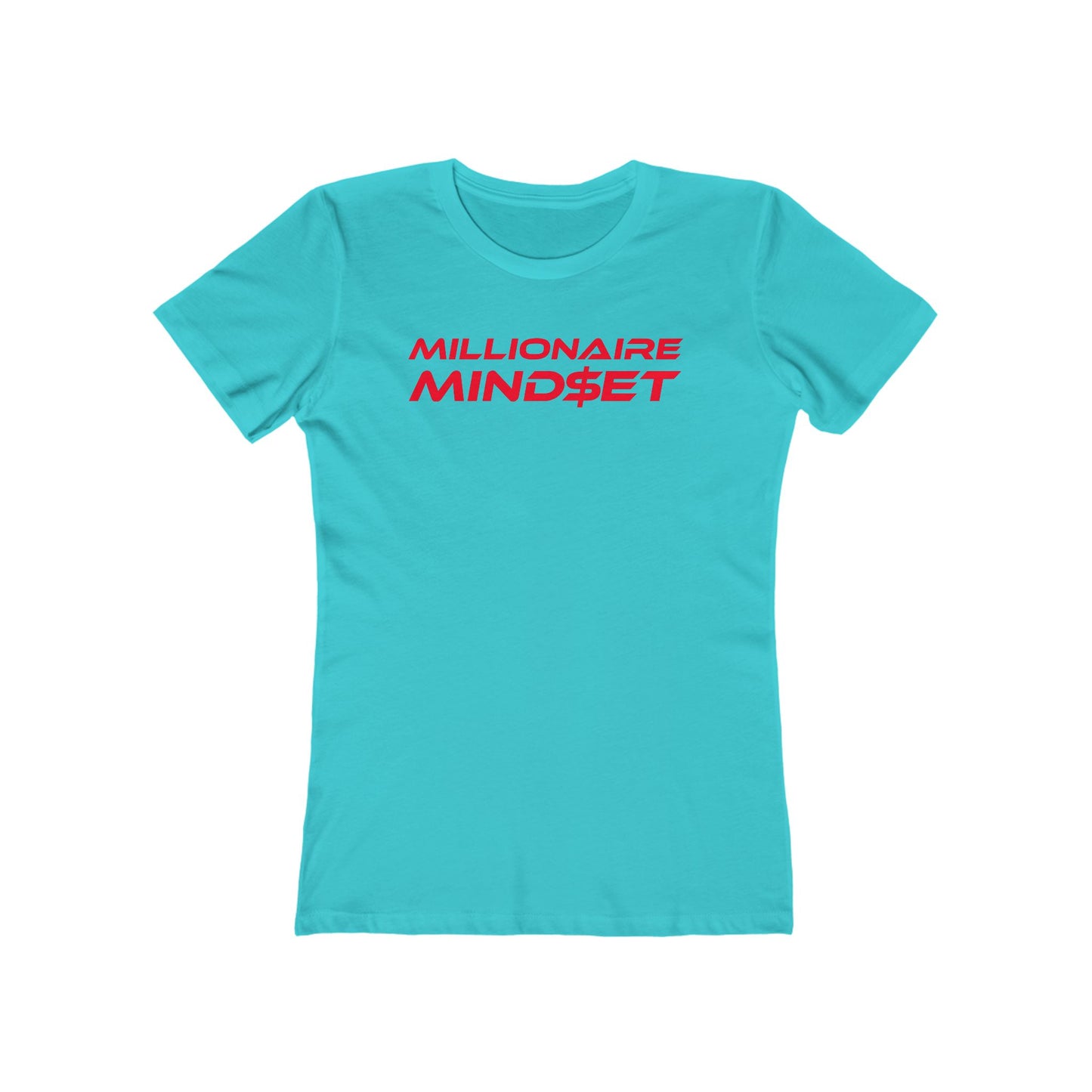 Millionaire Mindset - Women's Boyfriend Tee – Empowering Style for Ambitious Women