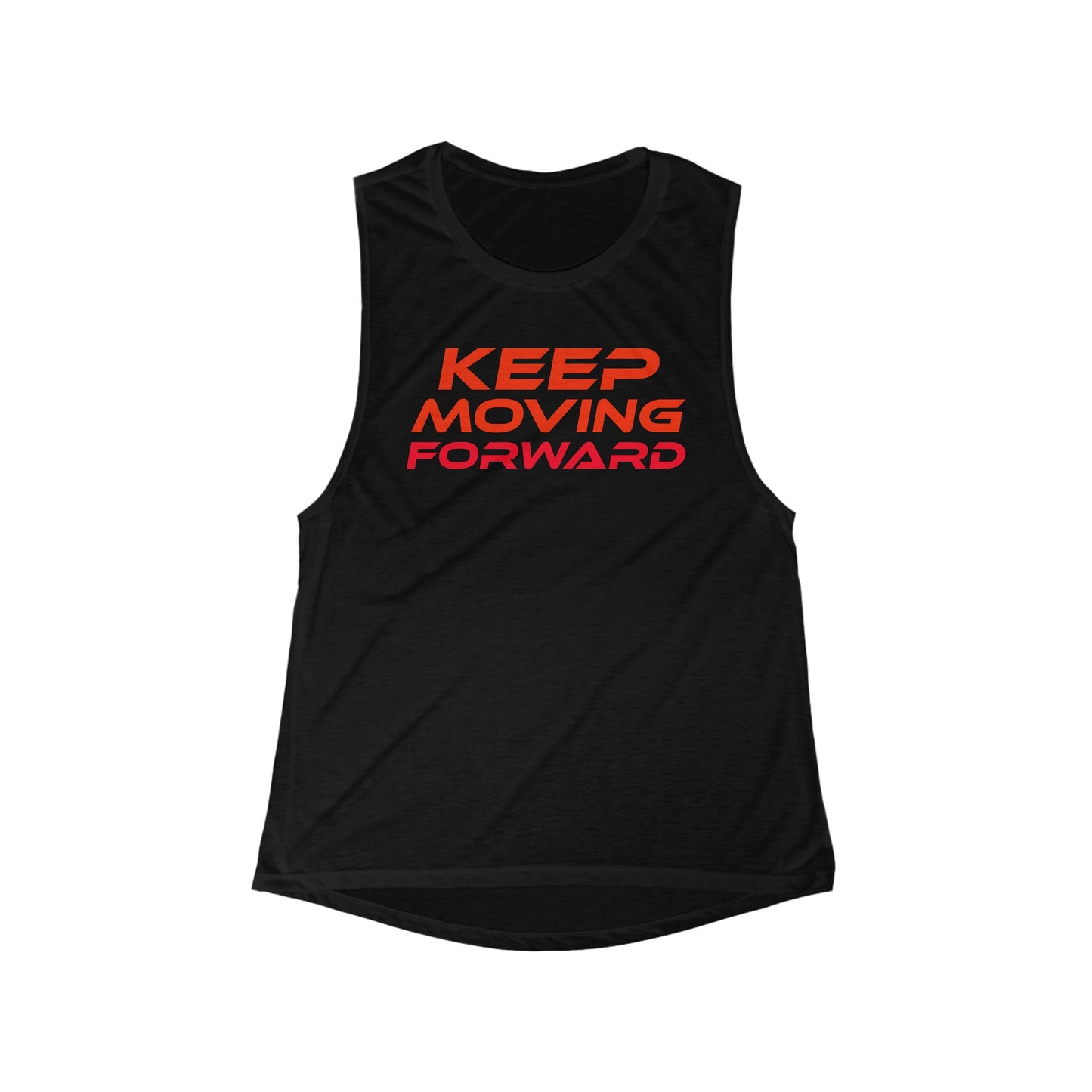 Keep Moving Forward - Women's Flowy Scoop Muscle Tank