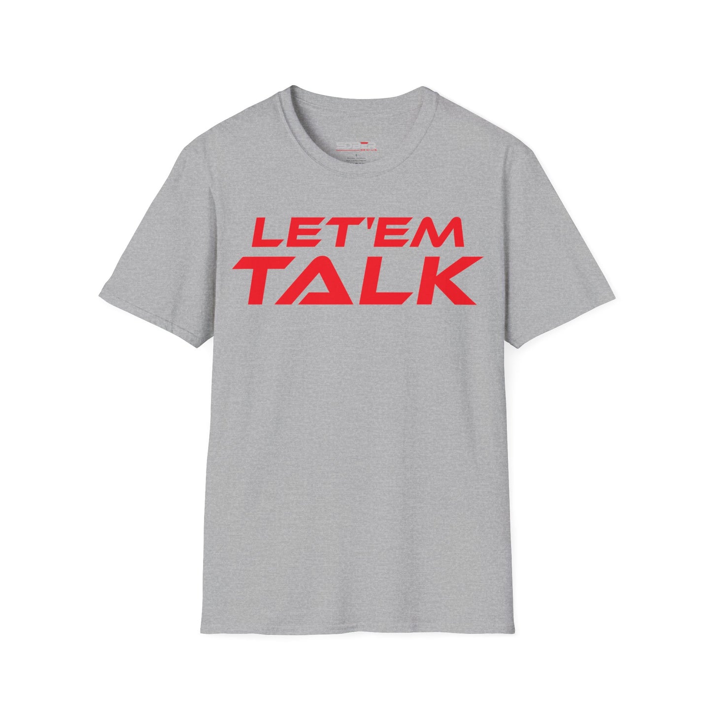 Let'em Talk - Unisex Softstyle T-Shirt - Bold Statement Tee for Conversations