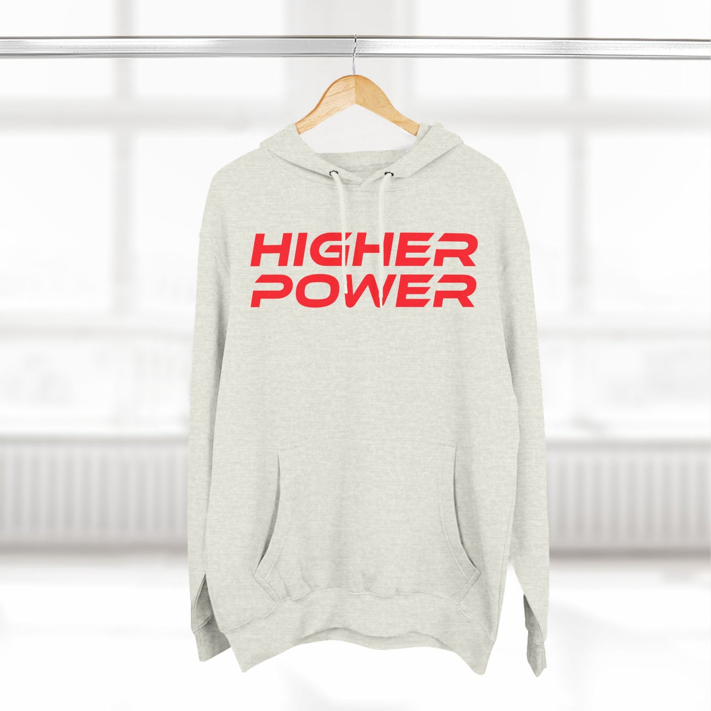 Higher Power - Three-Panel Fleece Hoodie