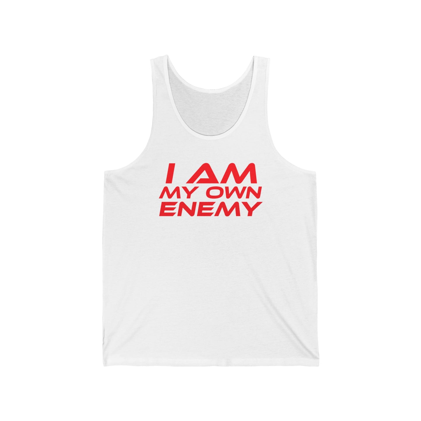 I Am My Own Enemy - Unisex Jersey Tank