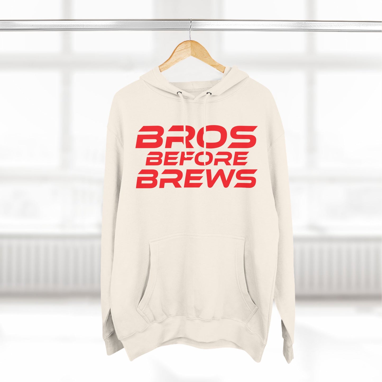 Bros Before Brews - Three-Panel Fleece Hoodie