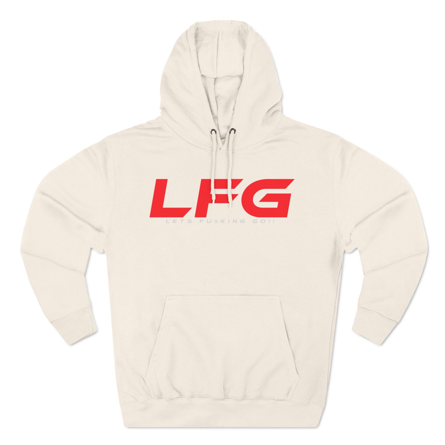 LFG - Motivational Fleece Hoodie - 'LET'S F***ING GO!'