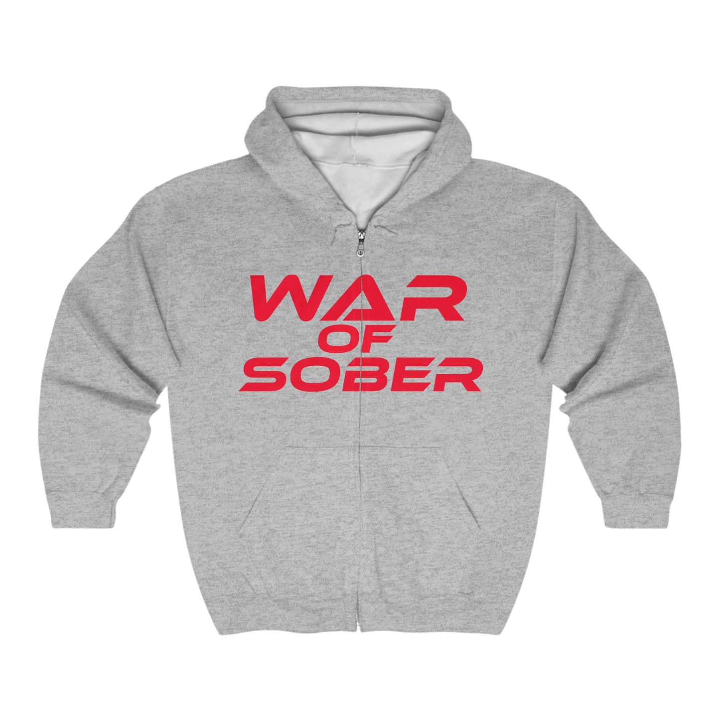 War Of Sober - Unisex Heavy Blend™ Full Zip Hooded Sweatshirt