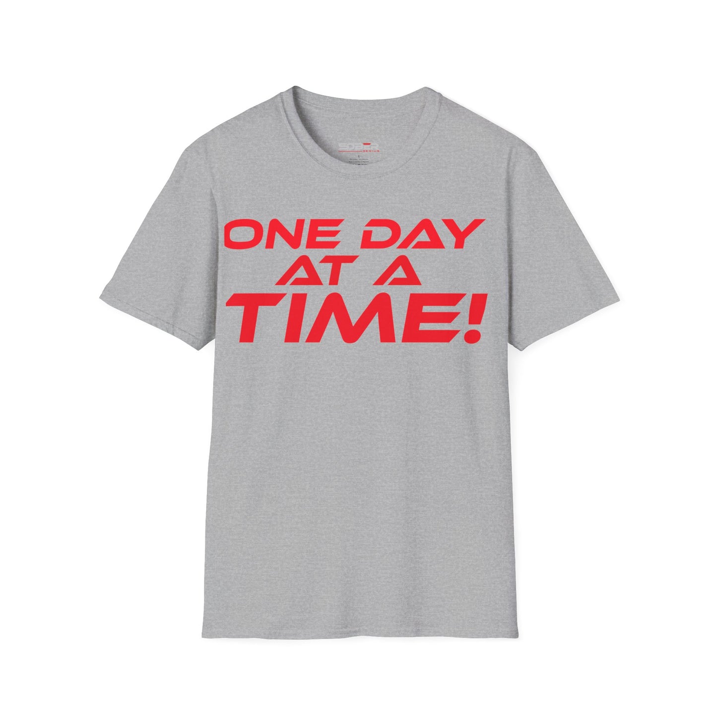 One Day at a Time - Unisex Softstyle T-Shirt - Motivational Graphic Tee