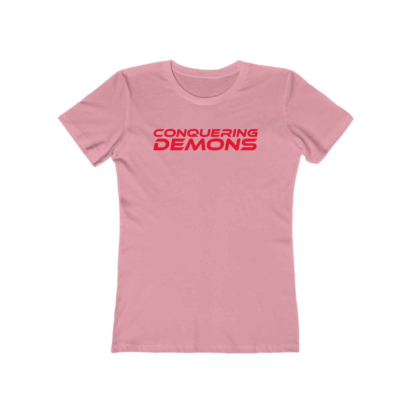 Conquering Demons - The Boyfriend Tee for Women