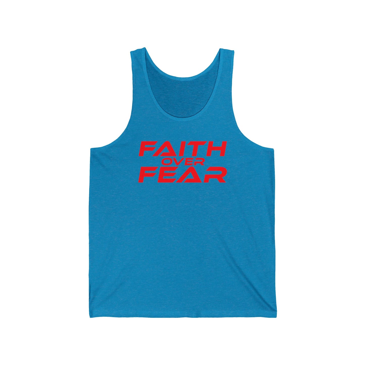 Faith Over Fear - Unisex Jersey Tank