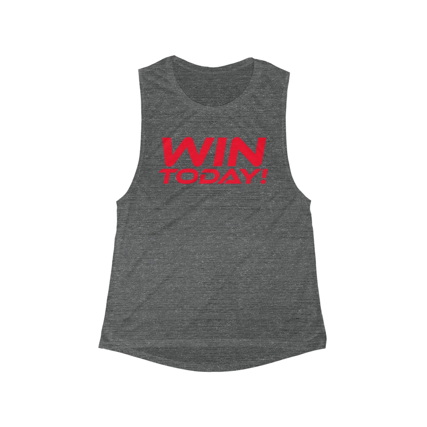 Win Today - Women's Flowy Scoop Muscle Tank